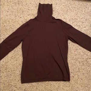 The Limited brand small brown turtle neck.